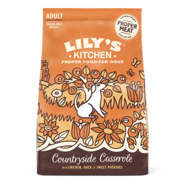 Lily's Kitchen Countryside Casserole with Chicken, Duck & Sweet Potatoes Adult Dry Dog Food