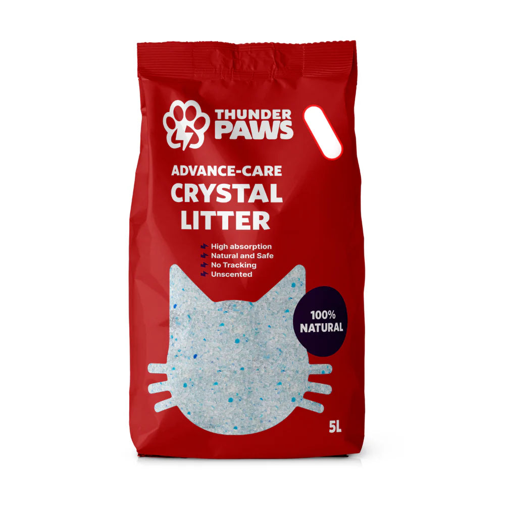 Thunder Paws Advance Care Non-Clumping Crystal Cat Litter