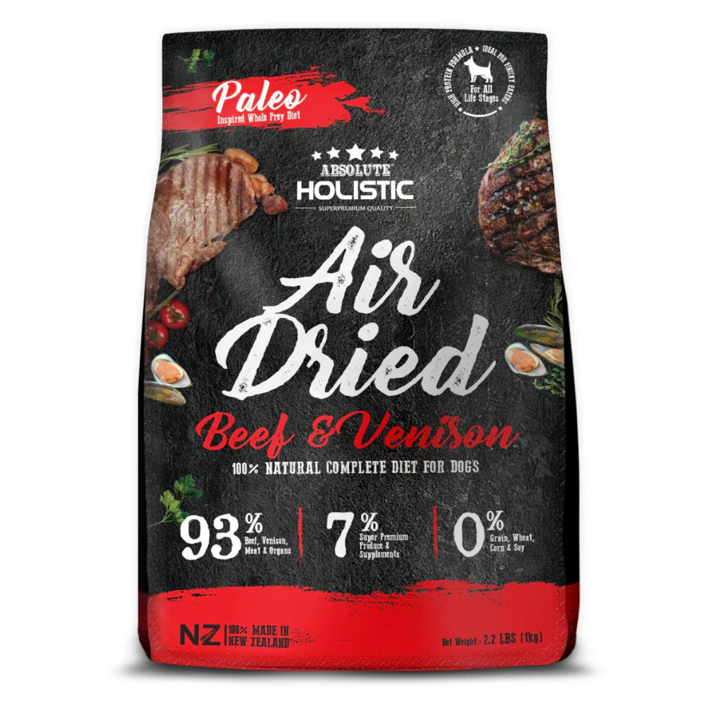 Absolute Holistic Air Dried Dog Food Beef & Venison