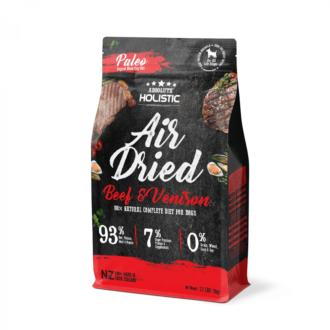 Absolute Holistic Air Dried Dog Food Beef & Venison