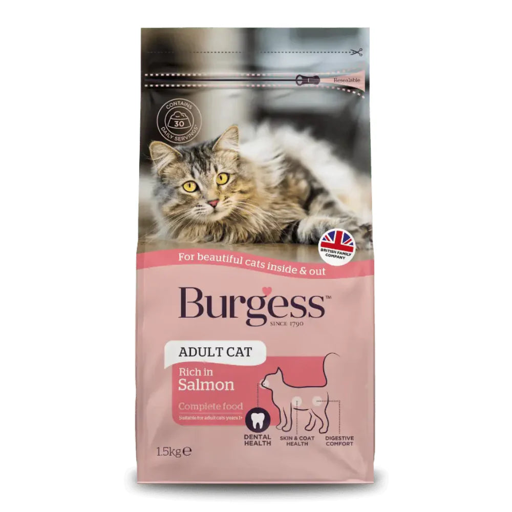 Burgess Complete Scottish Salmon Adult Cat Dry Food