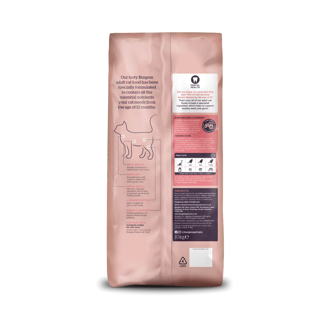 Burgess Complete Scottish Salmon Adult Cat Dry Food