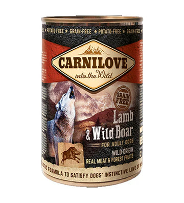 Carnilove Lamb & Wild Boar for Adult Wet Dog Food 400G