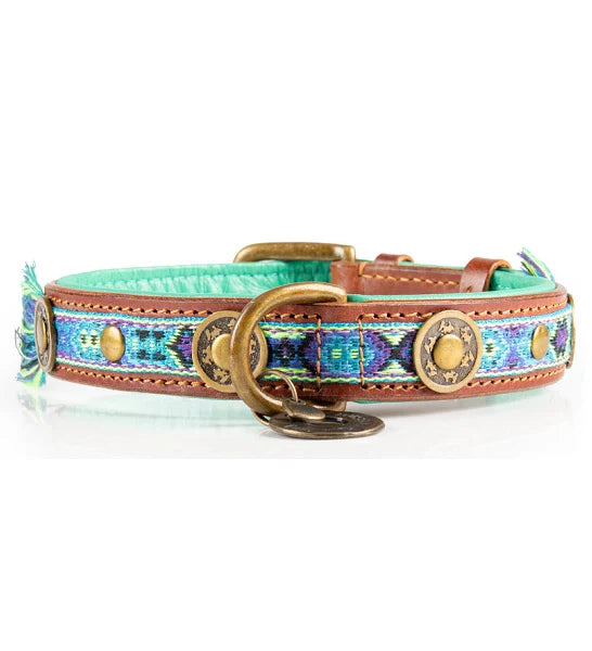 DWAM Boho Juan Leather Dog Collar