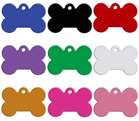 GoScribe Pet Tag Anodized Bone Tags