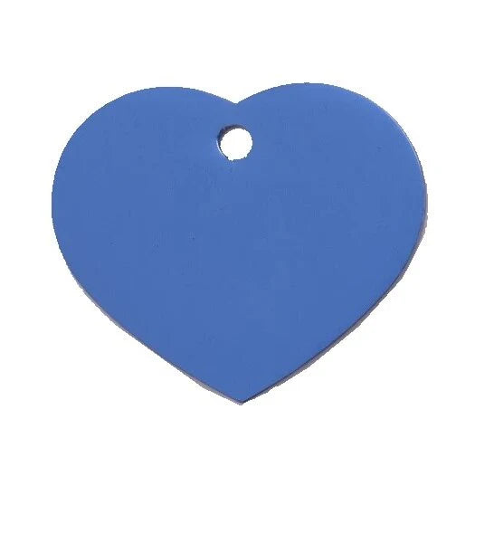 GoScribe Pet Tag Anodized Heart Tags