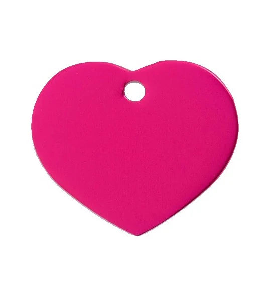 GoScribe Pet Tag Anodized Heart Tags