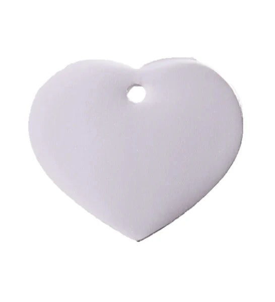 GoScribe Pet Tag Anodized Heart Tags