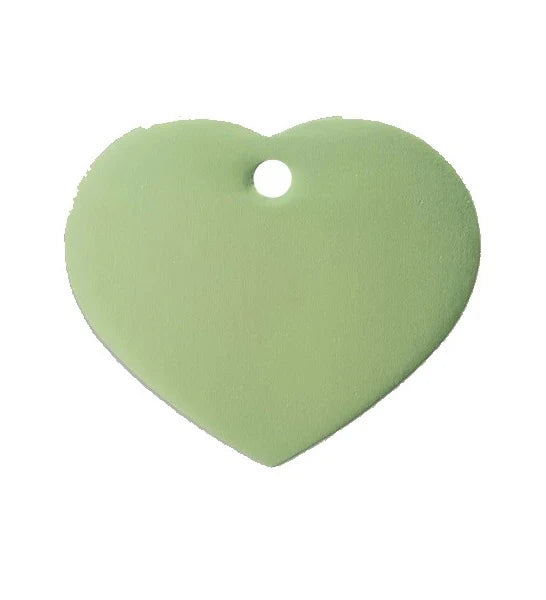 GoScribe Pet Tag Anodized Heart Tags