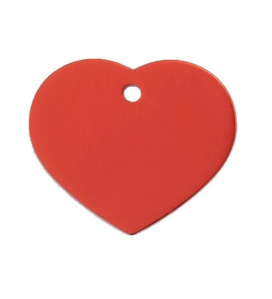 GoScribe Pet Tag Anodized Heart Tags