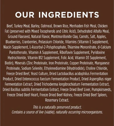 Instinct Be Natural Kibble Beef & Barley Dry Dog Food