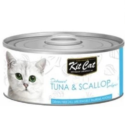 Kit Cat Grain Free Tuna & Scallop Topper Wet Cat Food