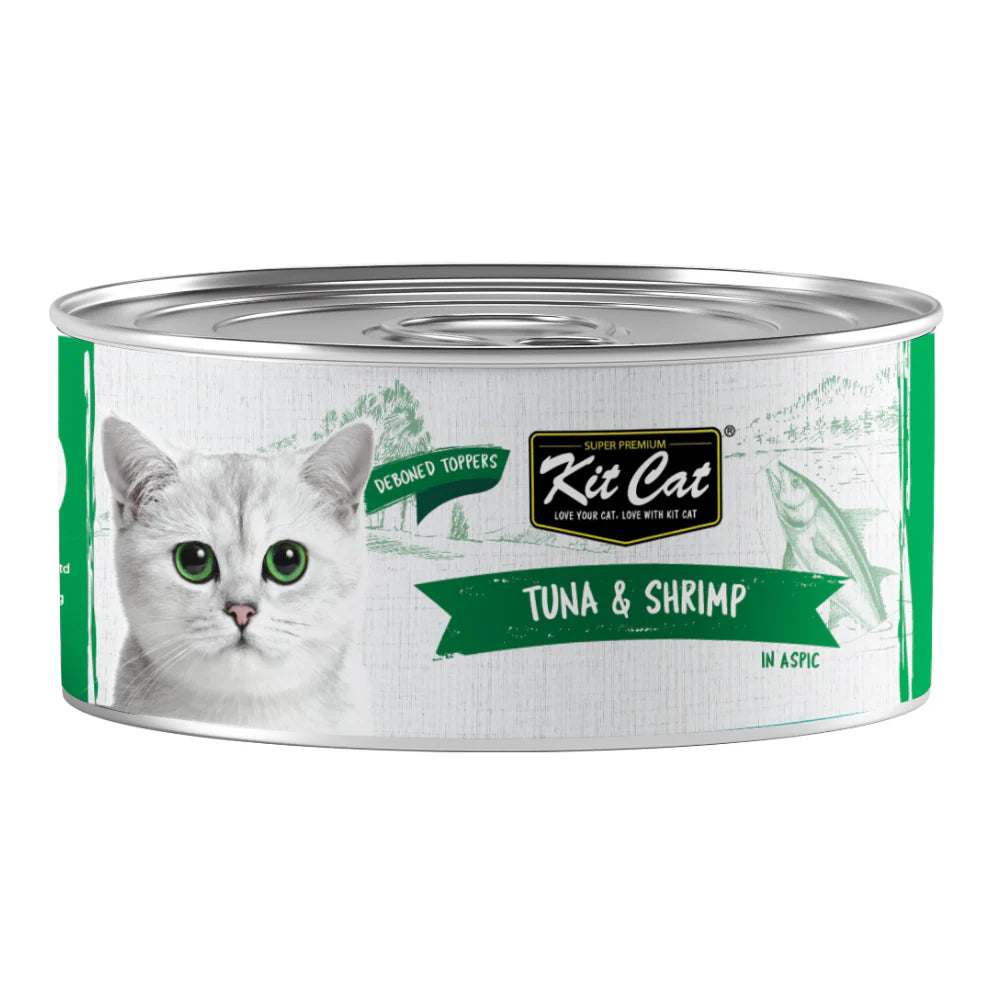 Kit Cat Grain Free Tuna & Shrimp Topper Wet Cat Food