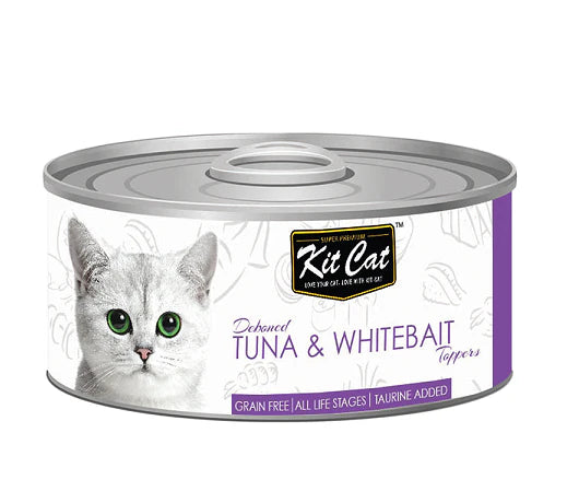 Kit Cat Grain Free Tuna & Whitebait Topper Wet Cat Food
