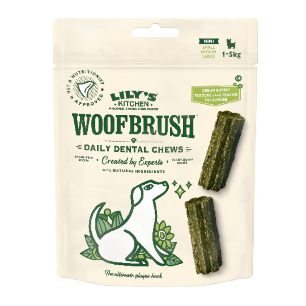 Lily's Kitchen Woofbrush Dental Dog Chews Bulk Pack Treats