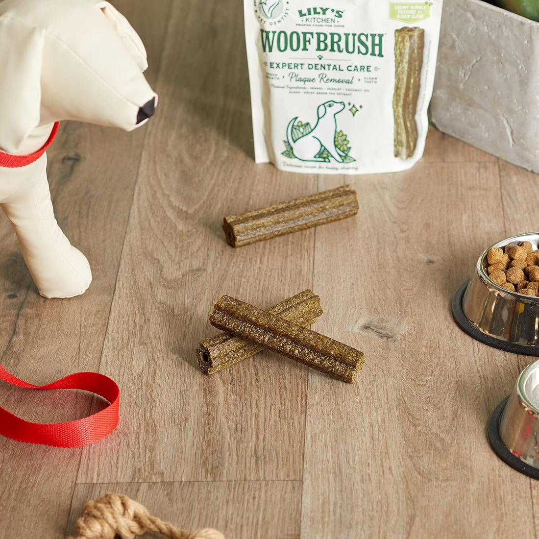 Lily's Kitchen Woofbrush Dental Dog Chews Bulk Pack Treats