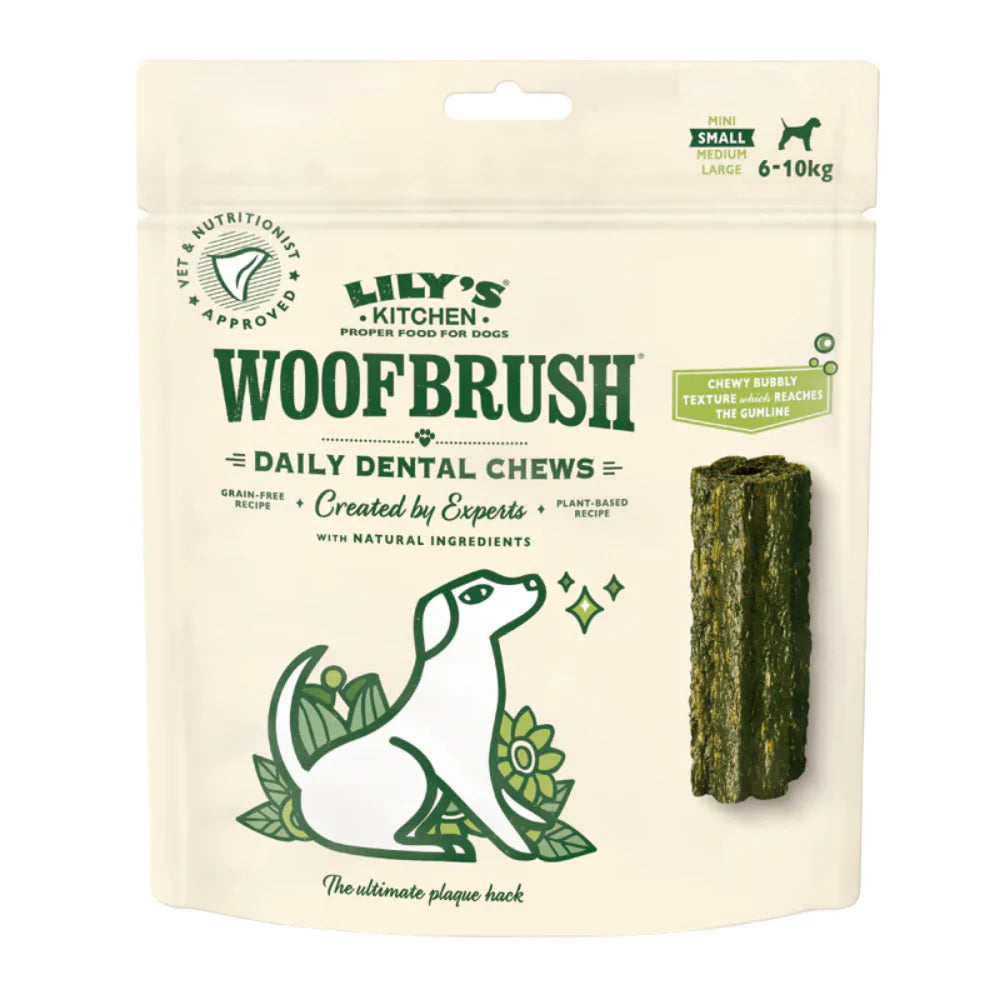 Lily's Kitchen Woofbrush Dental Dog Chews Bulk Pack Treats