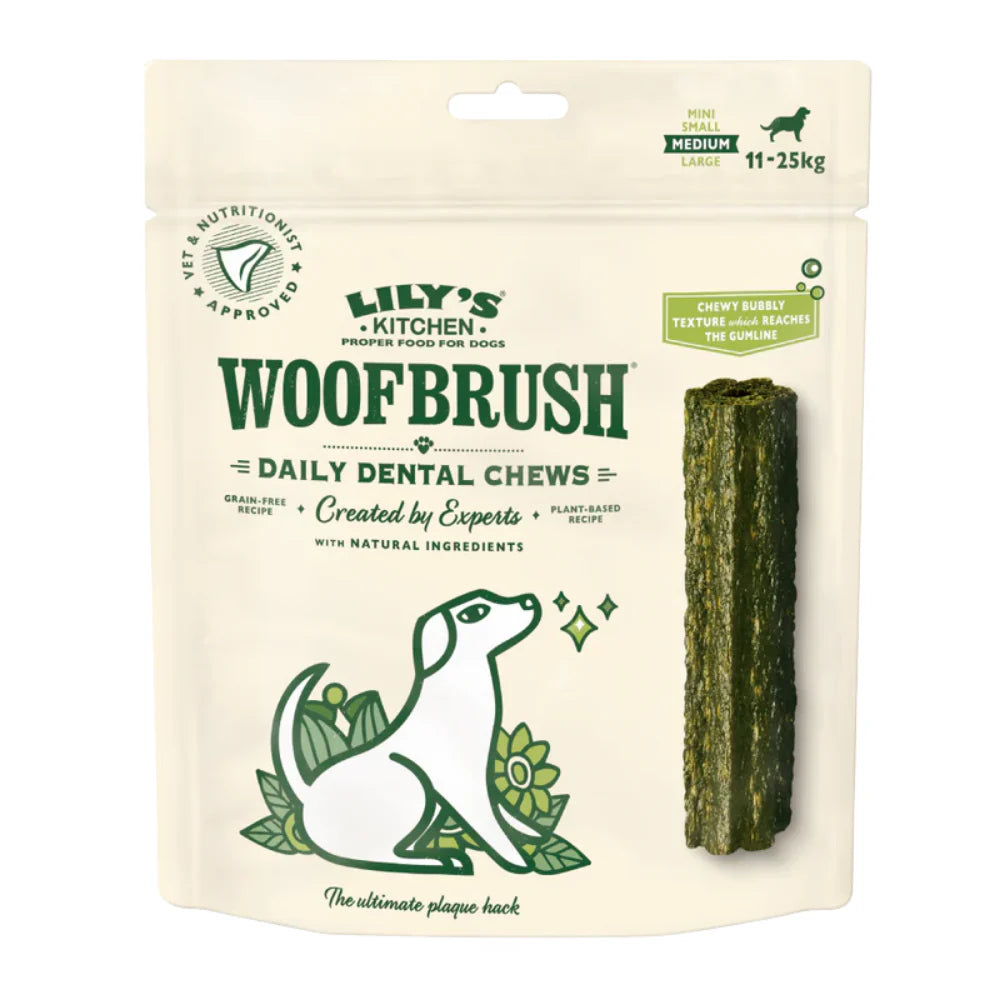 Lily's Kitchen Woofbrush Dental Dog Chews Bulk Pack Treats