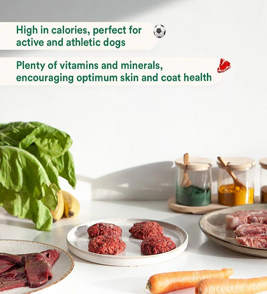 Wild Balance Complete BARF Menu Lamb Raw Food for Dogs 1KG