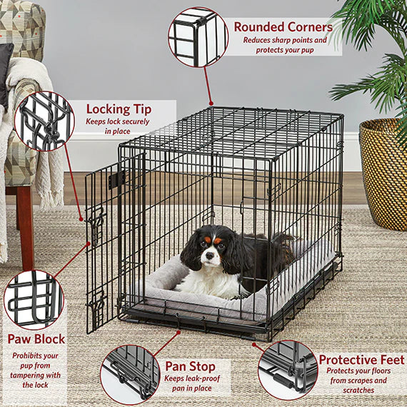 Midwest Double Door Life Stages Crate for Dogs & Cats