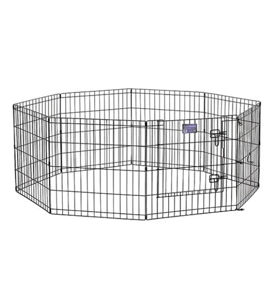 Midwest Exercise Pen with MAX Lock Door Cage for Dogs & Cats