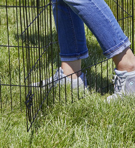 Midwest Exercise Pen with MAX Lock Door Cage for Dogs & Cats