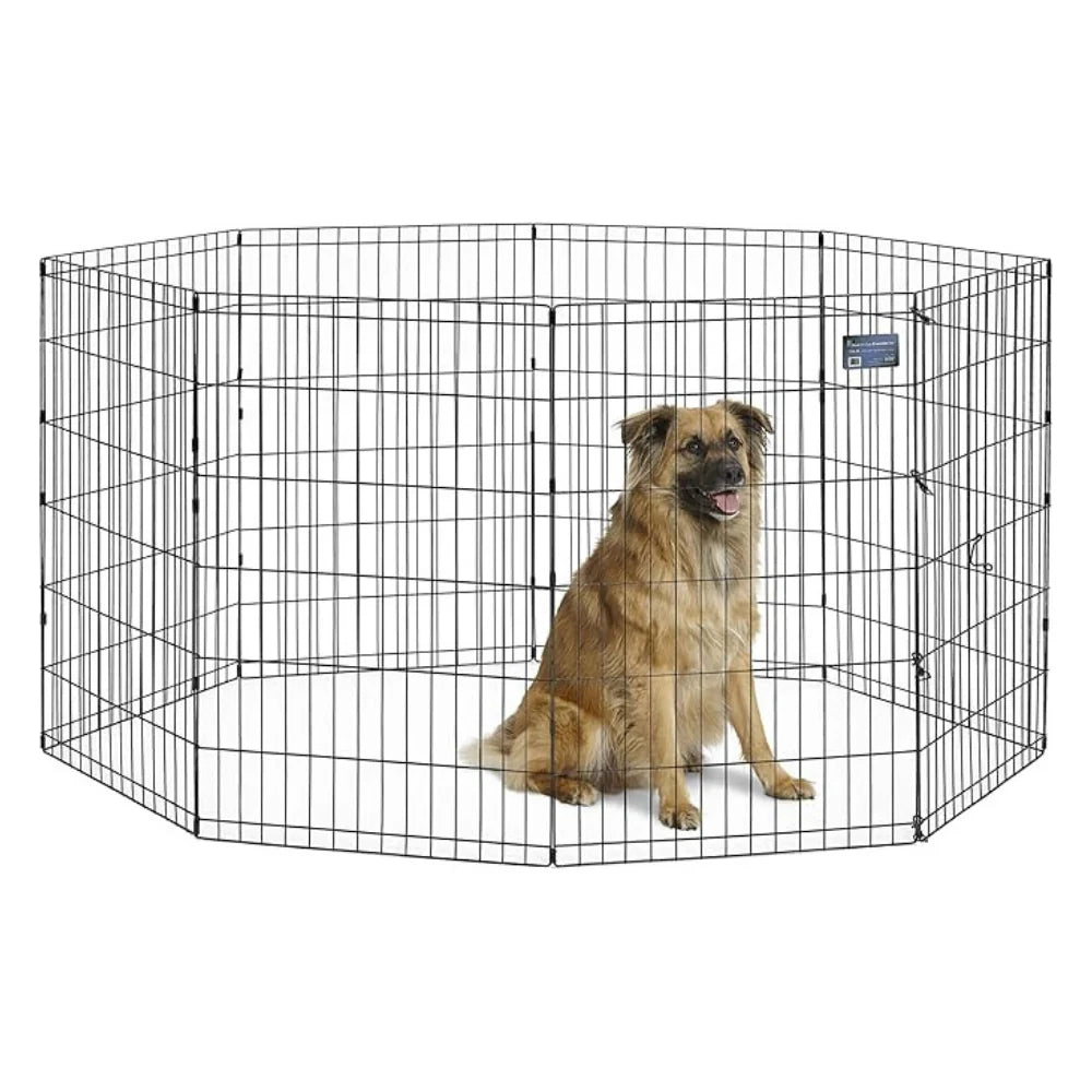 Midwest Exercise Pen with MAX Lock Door Cage for Dogs & Cats