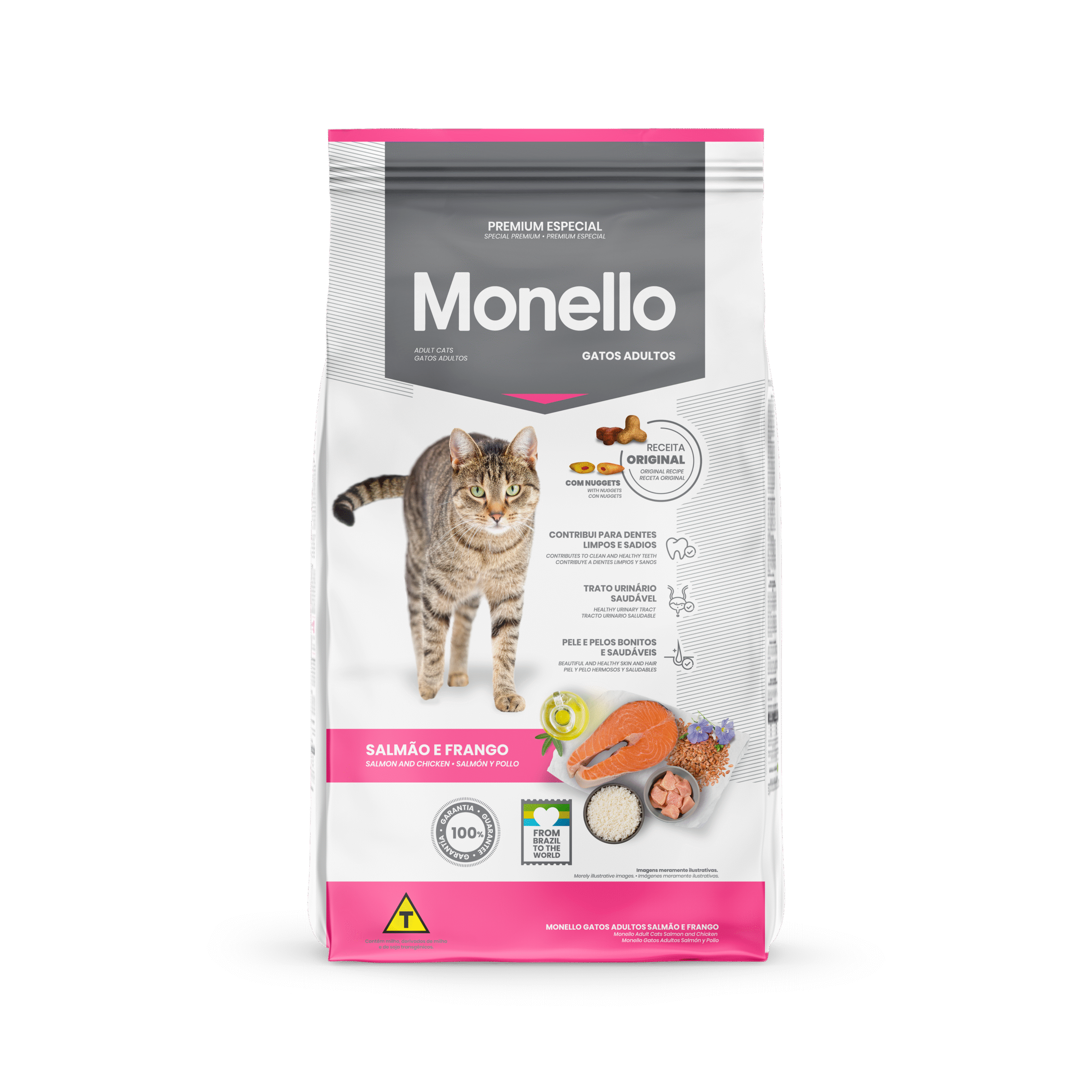 Monello Adult Cat Mix Salmon and Chicken Flavor 7 Kg