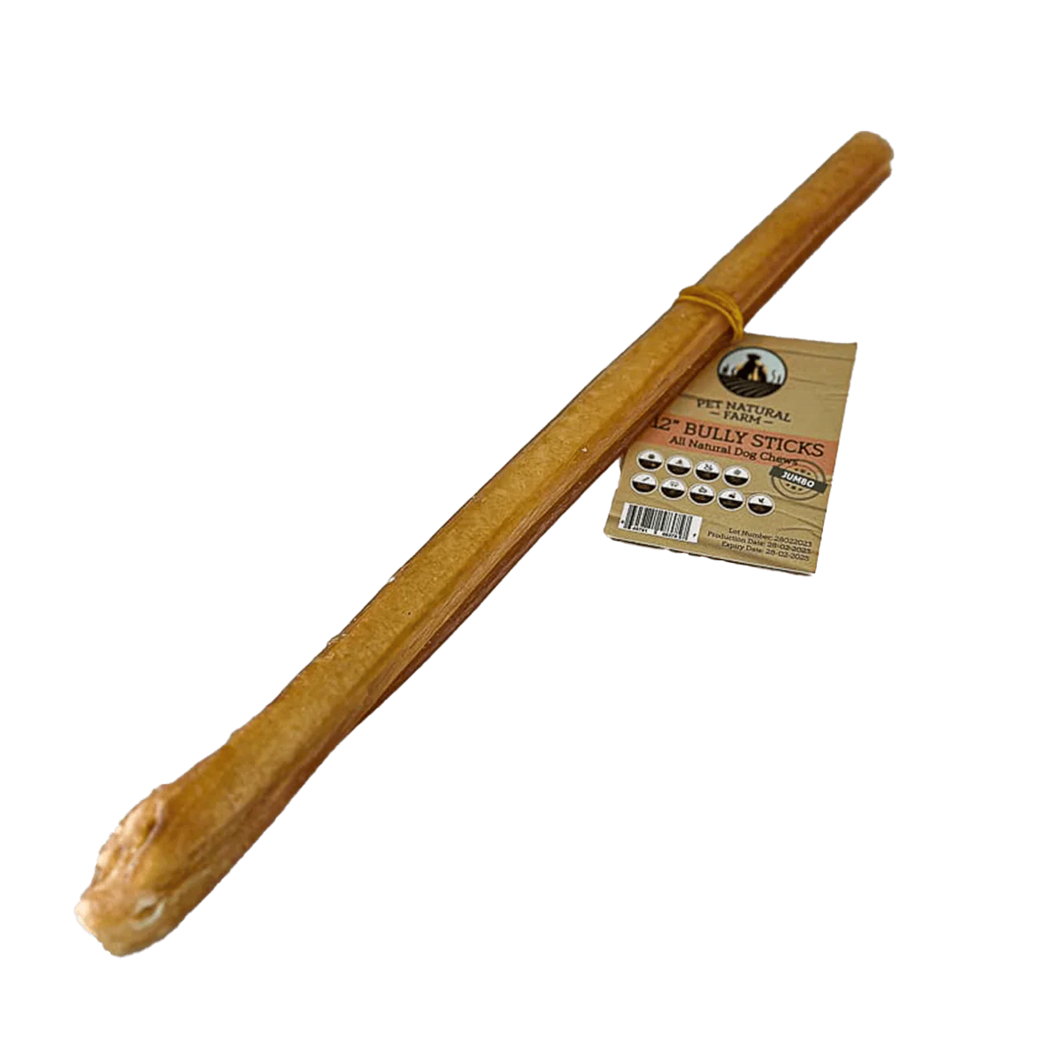 Pet Natural Farm 12" Bully Stick Dog Dental Treats