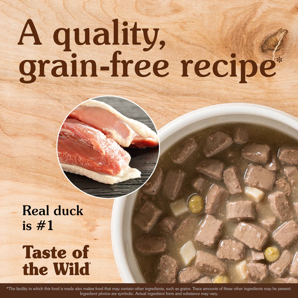 Taste of the Wild Wetlands Canine Fowl in Gravy Wet Dog Food 390G