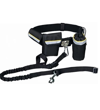 Trixie Waist Belt with Leash for Dogs
