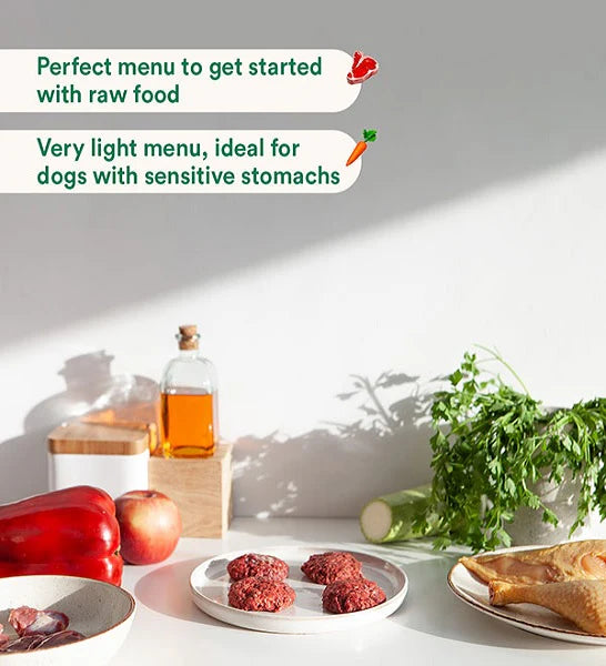 Wild Balance Complete BARF Menu Chicken Raw Food for Dogs 1KG