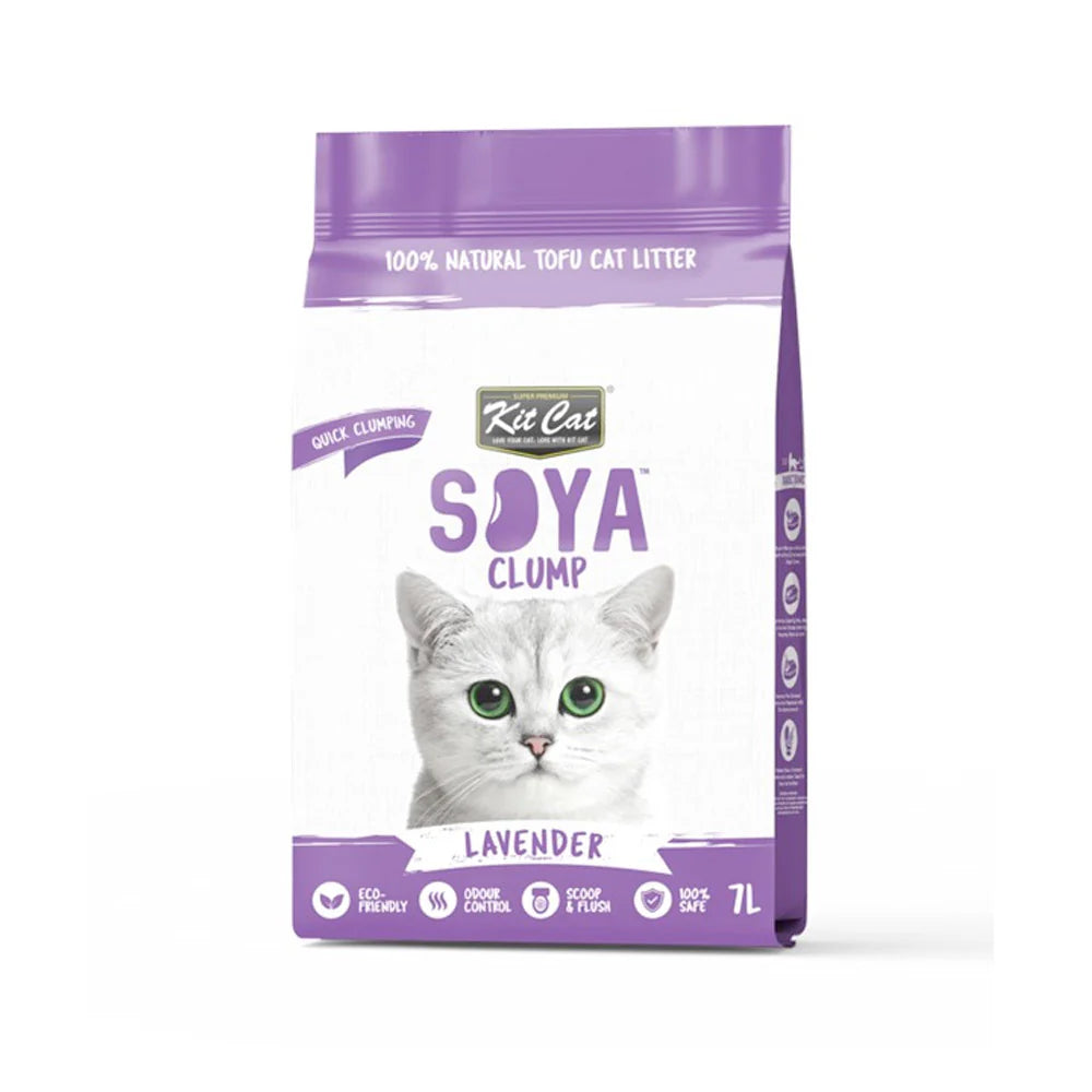 KitCat SoyaClump Soyabean Litter Lavander 7L