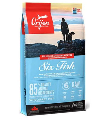 Orijen Six Fish Protein-Rich Adult Dog Dry Food