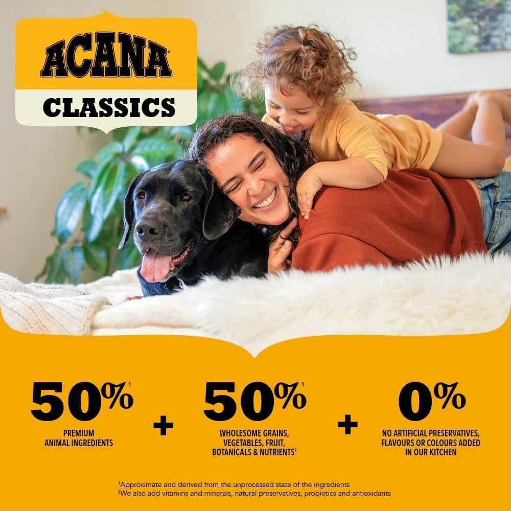 Acana Classics Prairie Poultry - Medium Breed Adult Dog Protein-Rich Dry Food